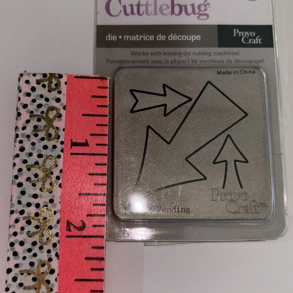 Cuttlebug Silver Die Set CUTTLEBUG NO SIGN DIE Cuttlebug SLIDERS DIES NWT